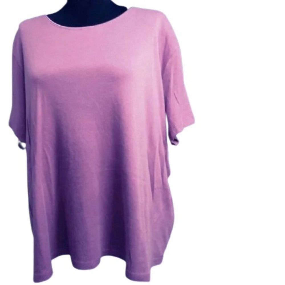 Merona Purple shirt size 2X stretchy New